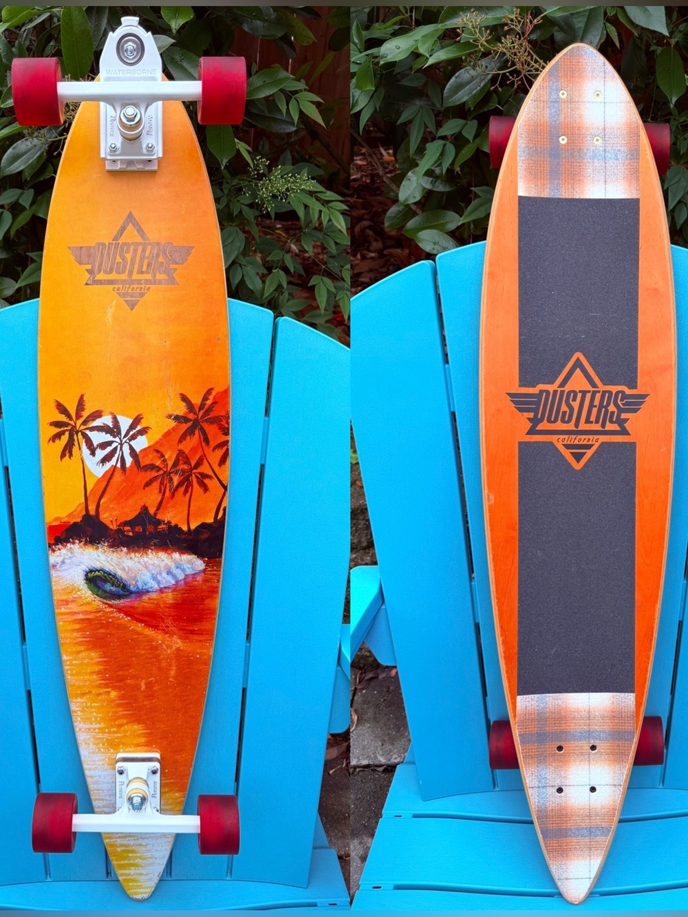 Dusters California Happy Hour Custom Complete SurfSkate Longboard Dogtown Wheels